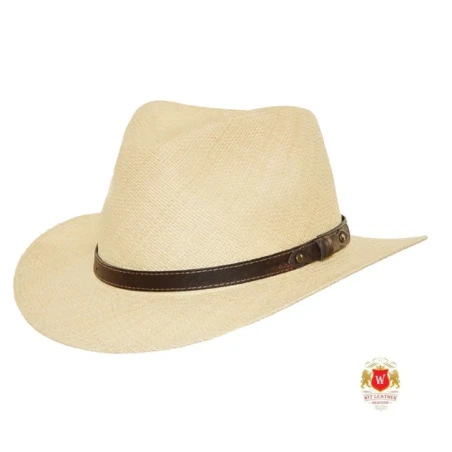 Giuseppe - oryginalny kapelusz panama w stylu fedora.