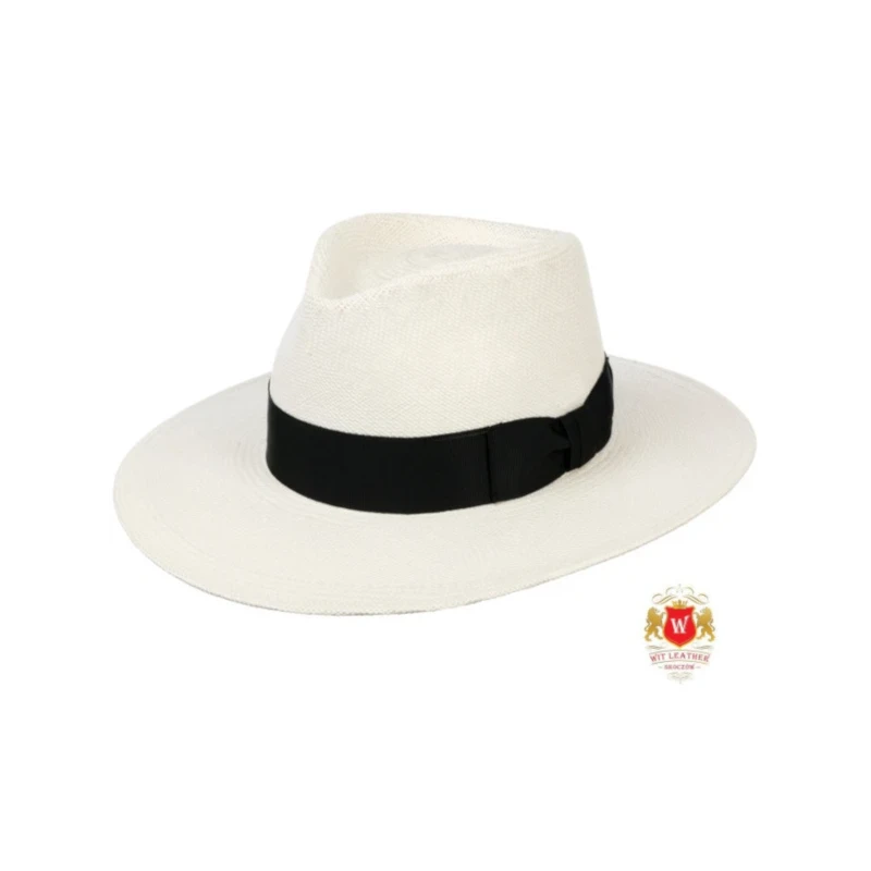Kapelusz Fedora Panama Monaco Ecru