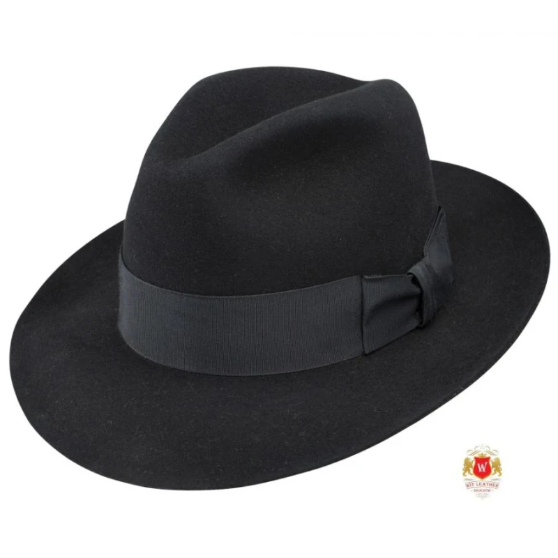 Kapelusz Fedora Salerno – szerokie rondo