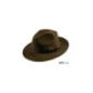 Kapelusz Fedora Welurowy - Sarni Brąz