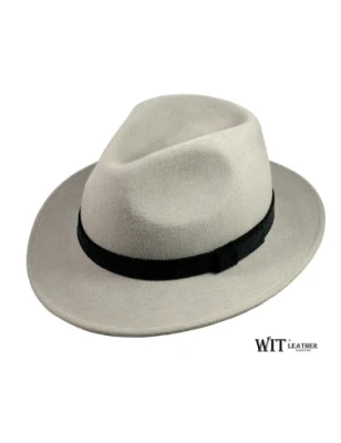 Wełniany kapelusz fedora model Wilson II - nowoczesny, na co dzień. Witleather.pl