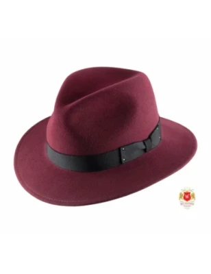 Wilson III to klasyczny męski kapelusz fedora z niską główką. Witleather.pl