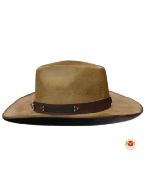 Kapelusz Kowbojski Wełniany Buffalo Camel Palony