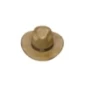 Kapelusz Kowbojski Wełniany Buffalo Camel Palony