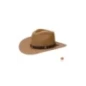 Kapelusz Kowbojski Wełniany Camel Jasny Brąz
