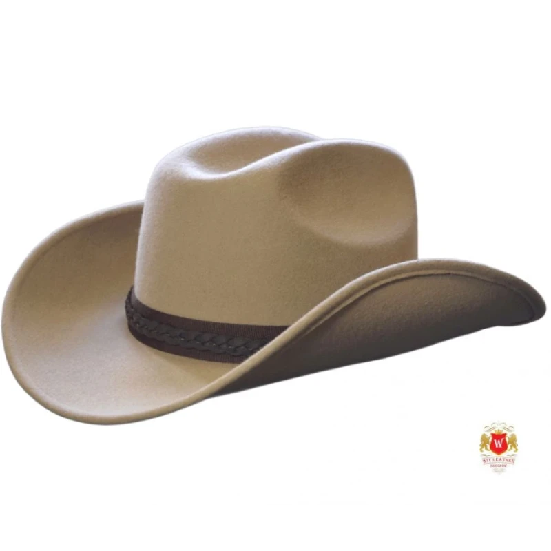 Kapelusz Kowbojski Wełniany Cowboy Hat Billings Jasny Camel