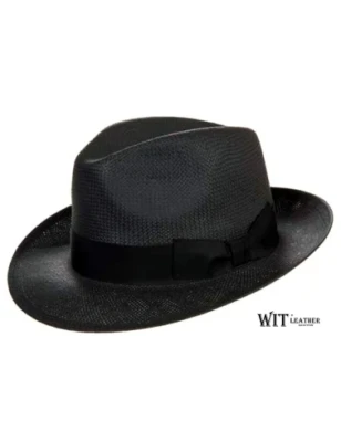 Kapelusz Letni Fedora w kolorze białym lub czarnym