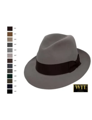 Kapelusz Fedora 090/11 :: Wełniany klasyczny kapelusz męski