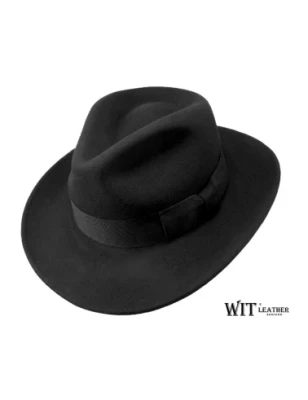 Kapelusz Chicago - klasyczny fedora z szerokim rondem. Witleather.pl