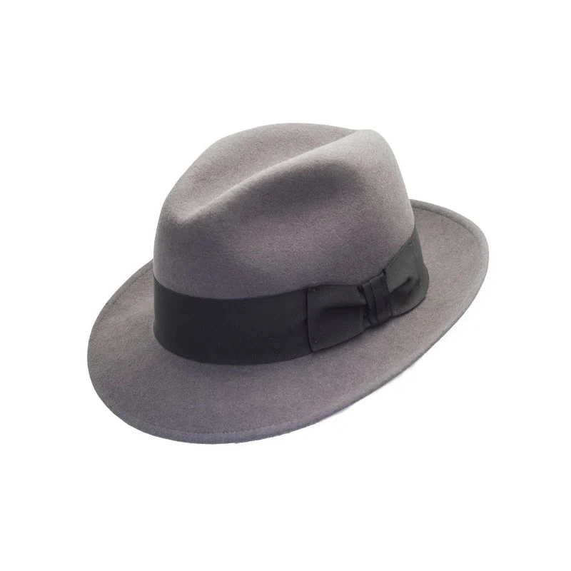 Kapelusz Męski Fedora 1020/10 Popiel / Szary