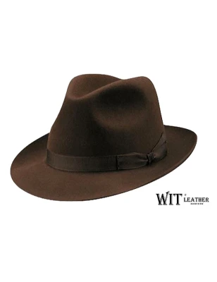 Kapelusz męski do garnituru, płaszcza lub marynarki - fedora classic
