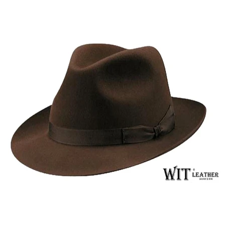Kapelusz męski do garnituru, płaszcza lub marynarki - fedora classic