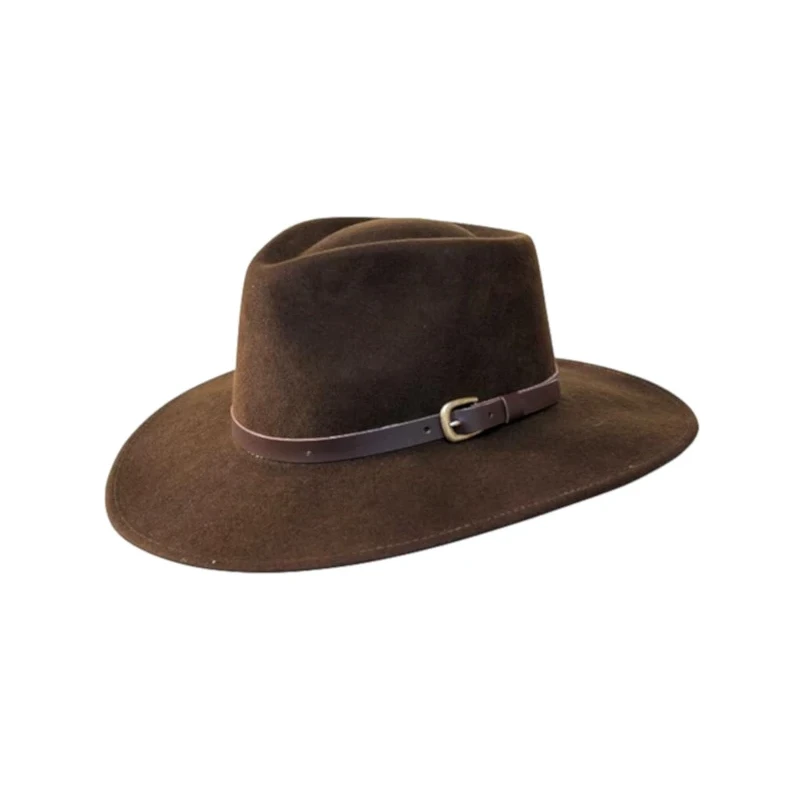 Kapelusz Męski Fedora Gosford Ciemny Brąz