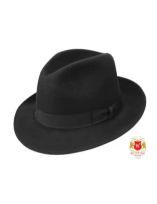 Rimini - kapelusz męski fedora, klasyczny - Witleather Skoczów