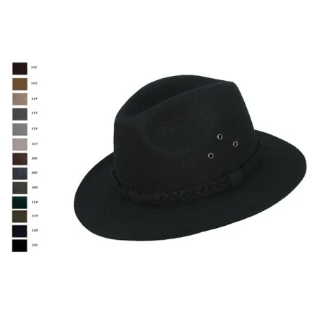 Czarny lub brązowy kapelusz fedora :: Skoczów