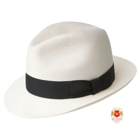 Gambit - ekskluzywny kapelusz panama fedora w kolorze Ecru. Witleather.pl