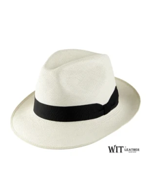 San Antonio to klasyczna fedora z wąskim rondem w kolorze ecru. Witleather.pl