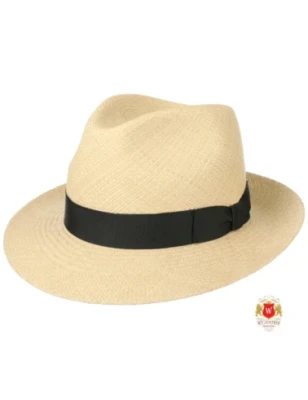 Oryginalny kapelusz słomkowy panama Wimbledon. Witleather.pl