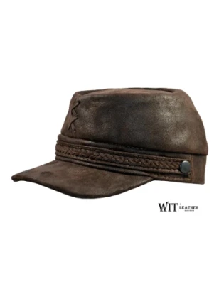Replika oryginalnej czapki konfederatki Brąz Krek 2/4. Witleather.pl