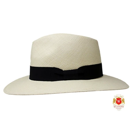 Montecristi - oryginalny kapelusz panama w kolorze Ecru. Witleather.pl