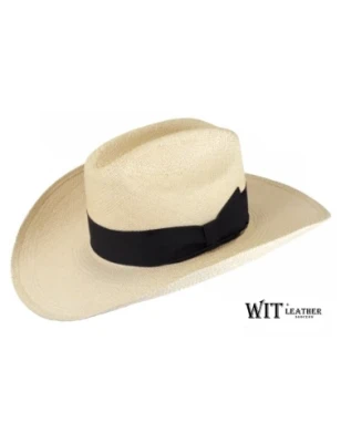 Kowbojski kapelusz panama model Texas z naturalnej słomki. Witleather.pl