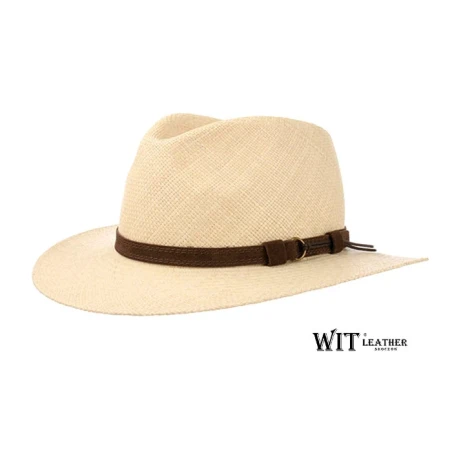 Idealny na upalne dni, kapelusz panama fedora model Wilson III. Witleather.pl