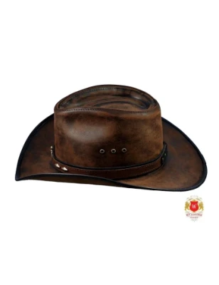 Benson - formowany kapelusz skórzany kowbojski. Witleather.pl
