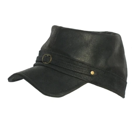 Oryginalna, elegancka czapka konfederatka ze skóry bydlęcej. Witleather.pl
