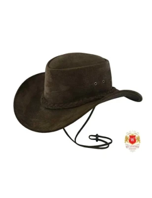 Klasyczny, skórzany kapelusz kowbojski, western, country. Witleather.pl