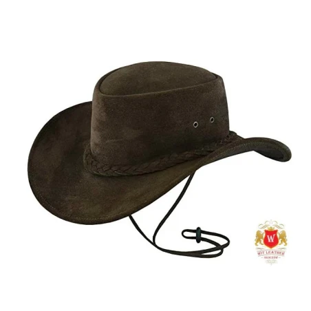 Klasyczny, skórzany kapelusz kowbojski, western, country. Witleather.pl