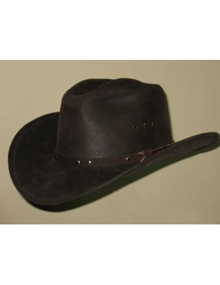 Skórzany kowbojski kapelusz w stylu western :: Witleather.pl Skoczów