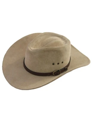Kapelusz skórzany idealny na piknik country w stylu western. Witleather.pl