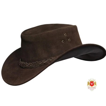 Midland - prawdziwie kowbojski kapelusz skórzany typu western. Witleather.pl