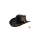 Kapelusz Skórzany Wild West III - postarzany podpalany