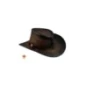 Kapelusz Skórzany Wild West III - postarzany podpalany