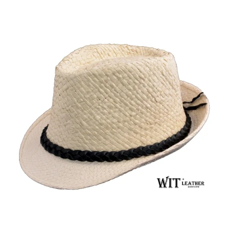 Kapelusz słomkowy trilby model Summer 2020: Witleather.pl Skoczów