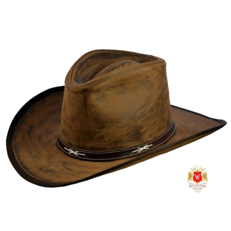 Kapelusz skórzany kowbojski Silverado II - Oryginal. Witleather Skoczów