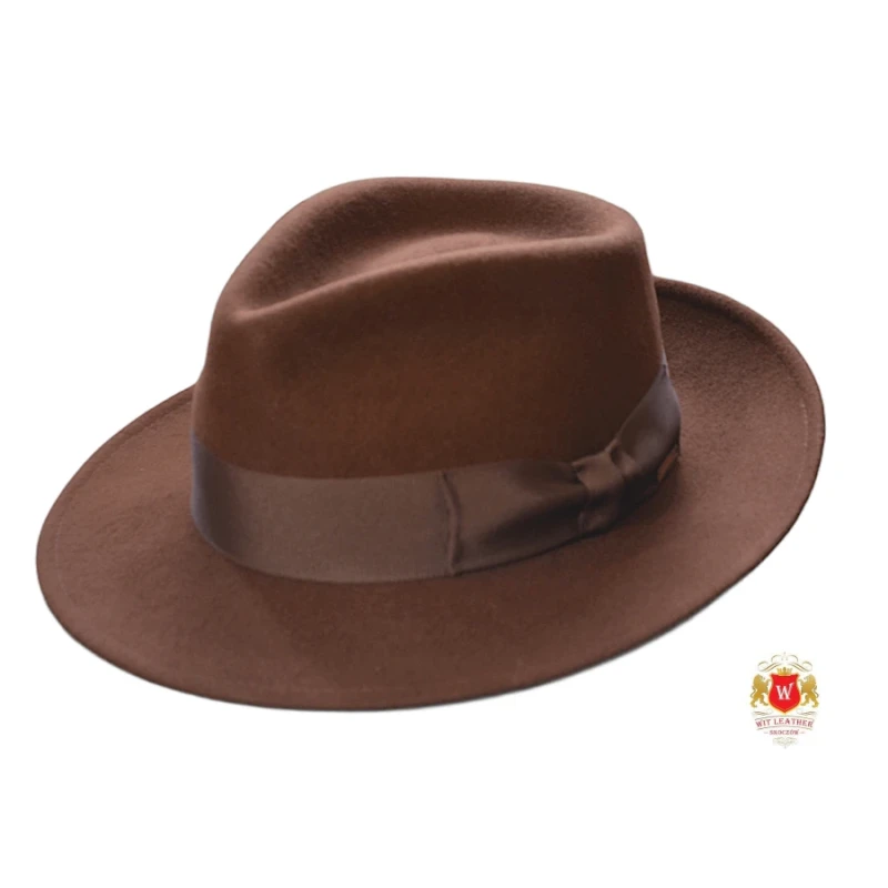 Kapelusz Wełniany Fedora Bill II kolor Cocoa