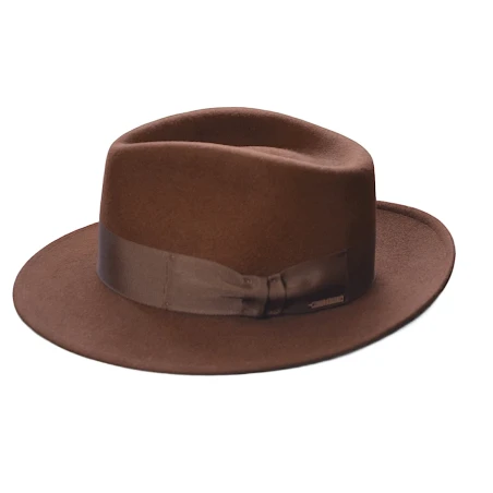 Kapelusz Wełniany Fedora Bill II kolor Cocoa