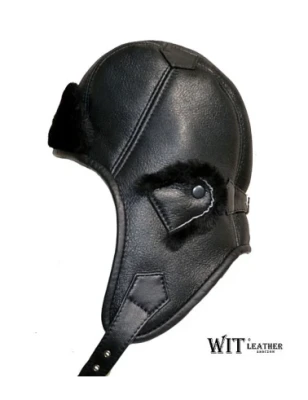 Czapka Uszatka ze skóry owczej :: Producent WITLEATHER