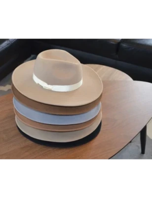 Kapelusz damski Fedora Light Jasny Camel