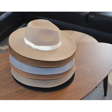Kapelusz damski Fedora Light Jasny Camel