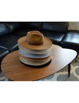 Kapelusz damski Fedora Light Średni Brąz