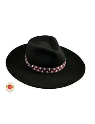 Casablanca - kapelusz damski fedora z szerokim rondem. Witleather