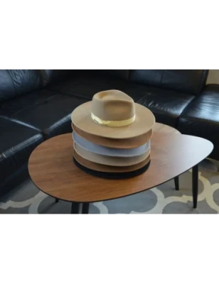 Kapelusz damski fedora Casablanca II Jasny Camel
