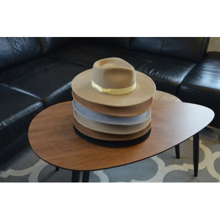 Kapelusz damski fedora Casablanca II Jasny Camel