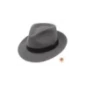 Kapelusz fedora Adrien - jasny popiel welur