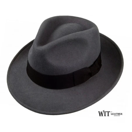 Hugo - kapelusz fedora z włosa króliczego. Witleather Skoczów