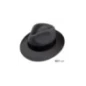 Kapelusz fedora Hugo- średni popiel welur