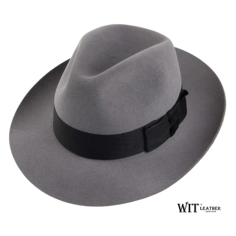 Kapelusz fedora Zack – jasny popiel